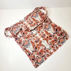 ♡Free People Lightweight Linen Tote Nude, Coral, Purple